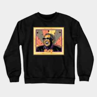 RAY CHARLES AMERICAN SINGER SONGWRITER PIANIST Crewneck Sweatshirt